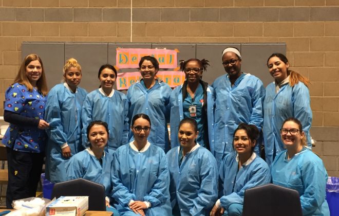 ACC-Ontario Dental Assisting Students Volunteer at Clinic in Riverside County Galley