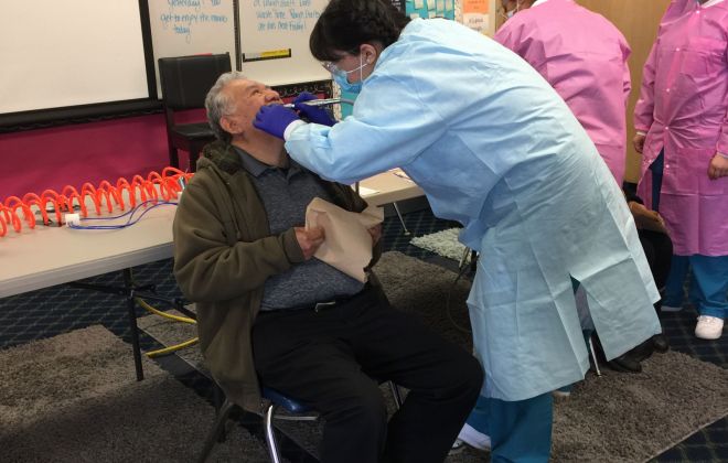 ACC-Ontario DA Students Help Out More Than 80 Patients At Corona Health Clinic Galley